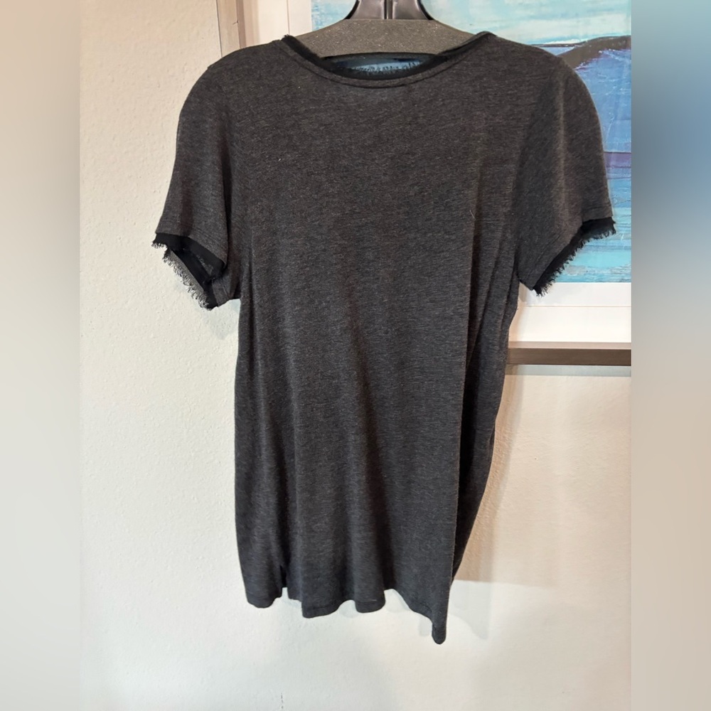 Vince T-shirt frayed details S